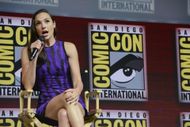 Gal Gadot (Diana Prince/Wonder Woman) speaks onstage at the Warner Bros. 'Wonder Woman 1984' theatrical panel during Comic-Con International 2018 at San Diego Convention Center on July 21, 2018 in San Diego, California.| Image via: Getty